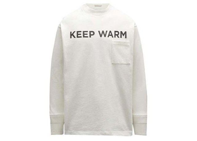 Pulóver Moncler Keep Warm Sweatshirt Fehér | G20918D00006899H5003