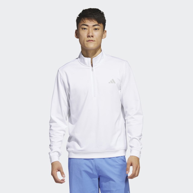 Sweatshirt adidas Performance Elevated 1/4-Zip Fehér | IB6113