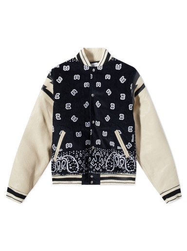 Bomber dzsekik Rhude Bandana Bomber Jacket Fekete | RHSS22JA01181119