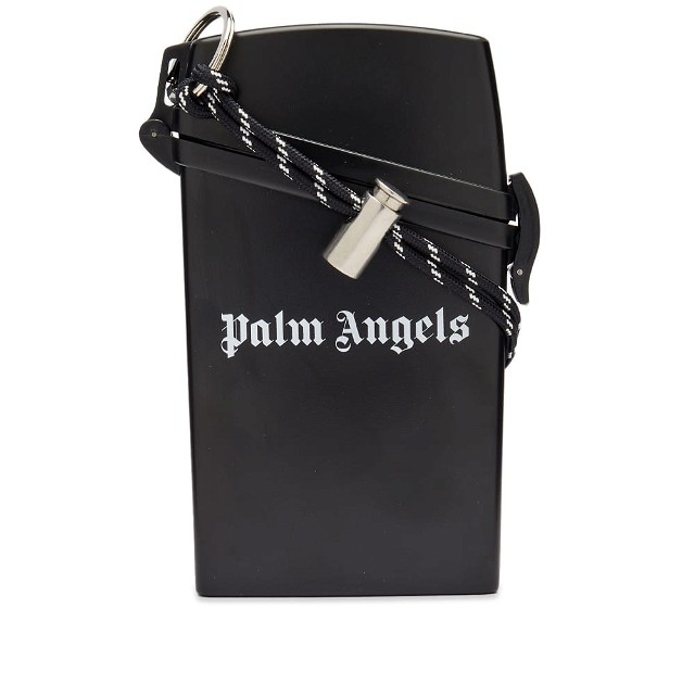Kütyük Palm Angels Waterproof iPhone Case Black/White Fekete | PMPA040S23PLA0011001