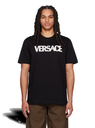 Póló Versace Appliqué Fekete | 1009321 1A06781
