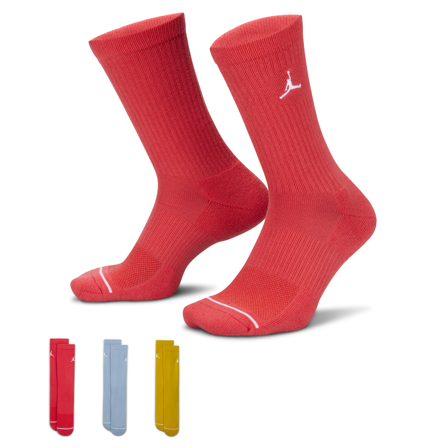 Zoknik és harisnyanadrágok Jordan Everyday Crew Socks (3 pairs) 
Piros | DX9632-917, 0