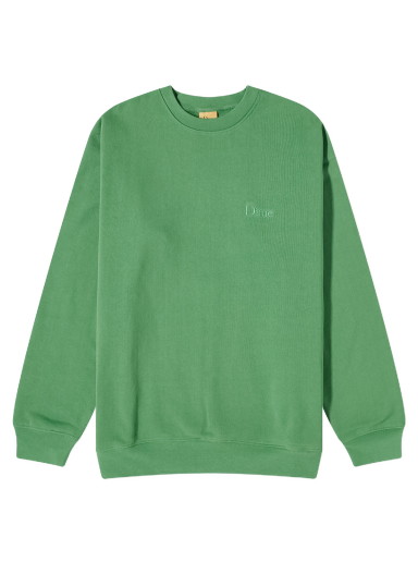 Sweatshirt Dime Classic Small Logo Crew Sweat Green Zöld | DIME23D1F18-GRN