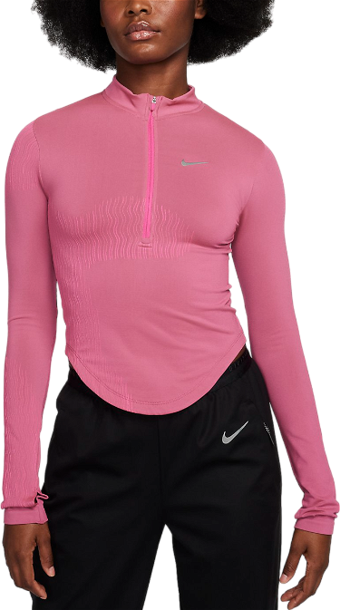 Sweatshirt Nike RN DVN DFADV ENG MDLR HALF ZIP RUNNING TOP Rózsaszín | fn2587-605, 0
