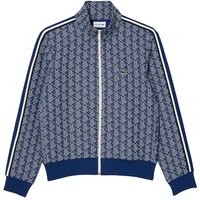 Sweatshirt Lacoste Paris Jacquard Monogram Zipped Sweatshirt Sötétkék | SH1368-00-QIE, 0