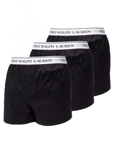 Boxerek Polo by Ralph Lauren Stretch Cotton Slim Fit Boxers Fekete | 3PK-BXR