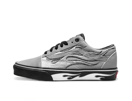 Sneakerek és cipők Vans Old Skool A$AP Worldwide Silver Reflective Flames Szürke | VN0A7Q2J6UR