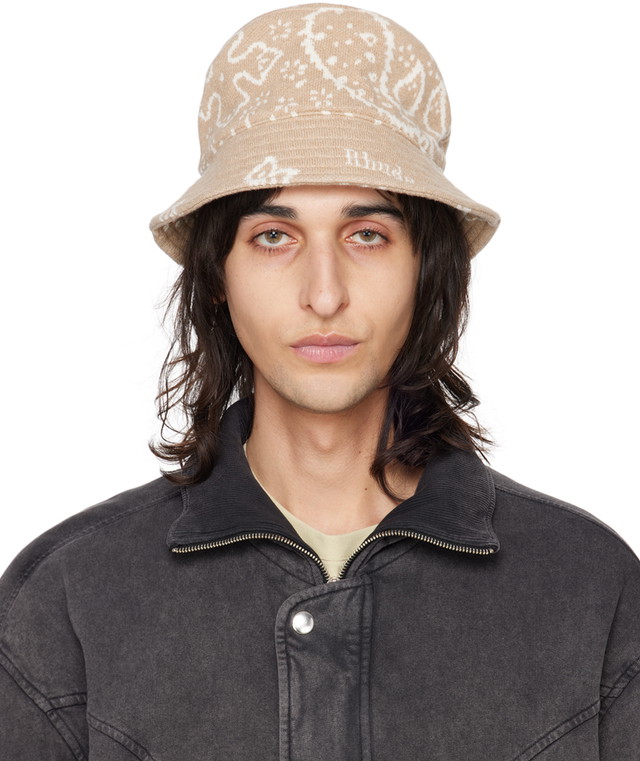 Kalapok Rhude Knit Bucket Hat Bézs | RHPS24HA04973517