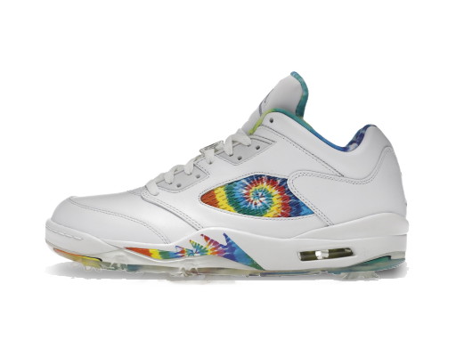 Sneakerek és cipők Jordan Jordan 5 Retro Low Golf Tie Dye Fehér | CW4205-100