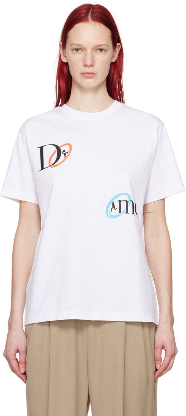 Póló Dime White Portal T-Shirt Fehér | DIMESP2422WHT