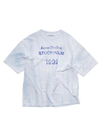 Póló Acne Studios Stockholm 1996 Stamp T-shirt Kék | BL0319-AAV / FN-MN-TSHI000424