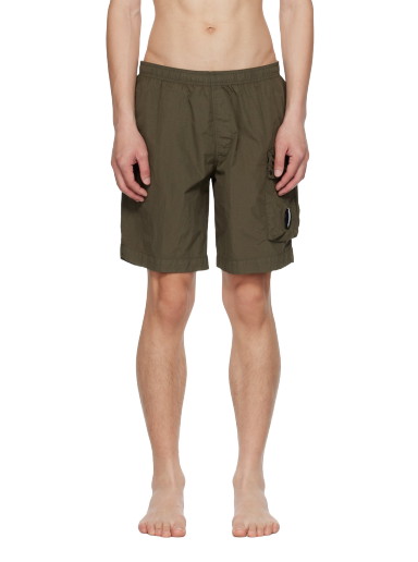 Fürdőruha C.P. Company Garment-Dyed Swim Shorts Zöld | 14CMBW217A-005991G