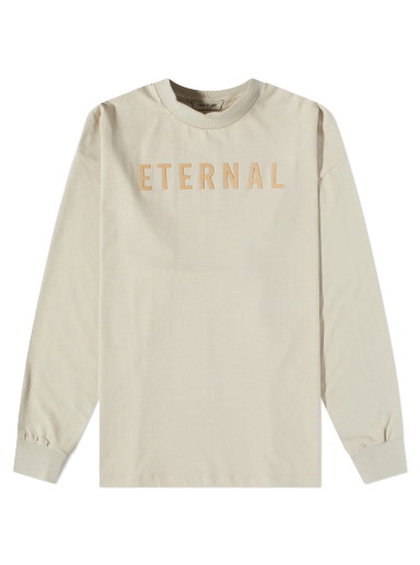 Póló Fear of God Long Sleeve Eternal Cotton Tee Bézs | FGE50-002AJER-024