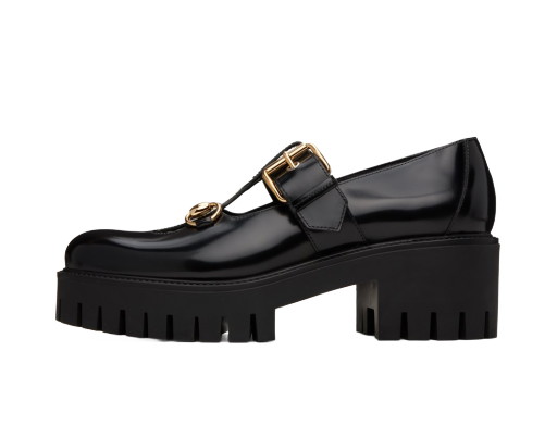 Sneakerek és cipők Gucci Horsebit Loafers "Black" Fekete | 758285 DS800