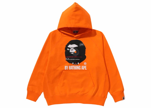 Sweatshirt BAPE BAPE (B)Y Bathing Ape Pullover Hoodie Orange 
Narancssárga | 1J80-114-002