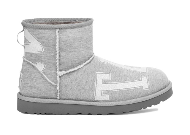 Ruházat UGG Telfar x Fleece Mini Boot "Heather Grey" Szürke | 1131290-HGRY/1122992-HGRY