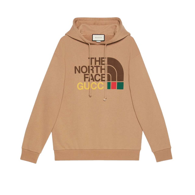 Sweatshirt Gucci The North Face x Cotton Sweatshirt Brown Bézs | ‎615061 XJDBY 2597