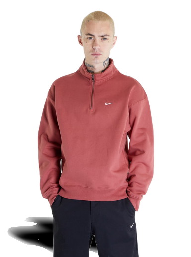 Sweatshirt Nike Solo Swoosh 1/4-Zip Top 
Piros | DQ5209-691