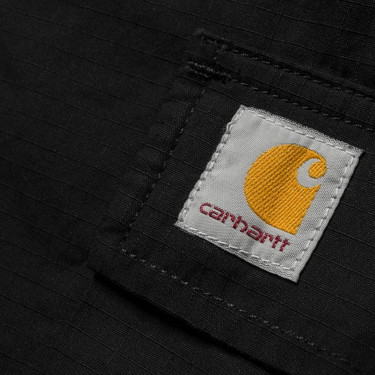 Rövidnadrág Carhartt WIP Regular Cargo Short "Black rinsed" Fekete | I028246_89_02, 7