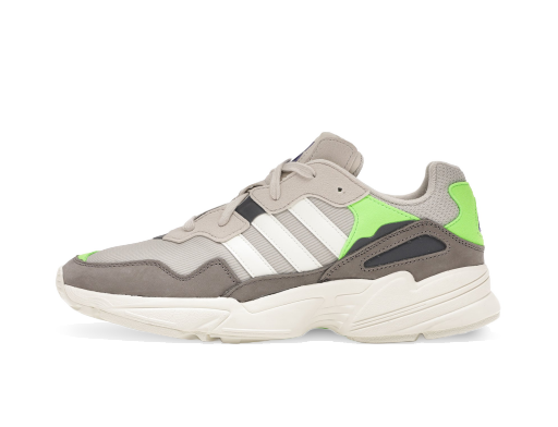 Sneakerek és cipők adidas Originals Yung-96 Off White Solar Green Szürke | F97182