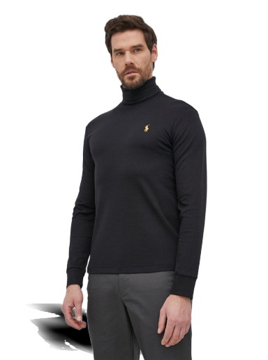 Sweatshirt Polo by Ralph Lauren Roll Neck Cotton Sweatshirt Fekete | 710853205001