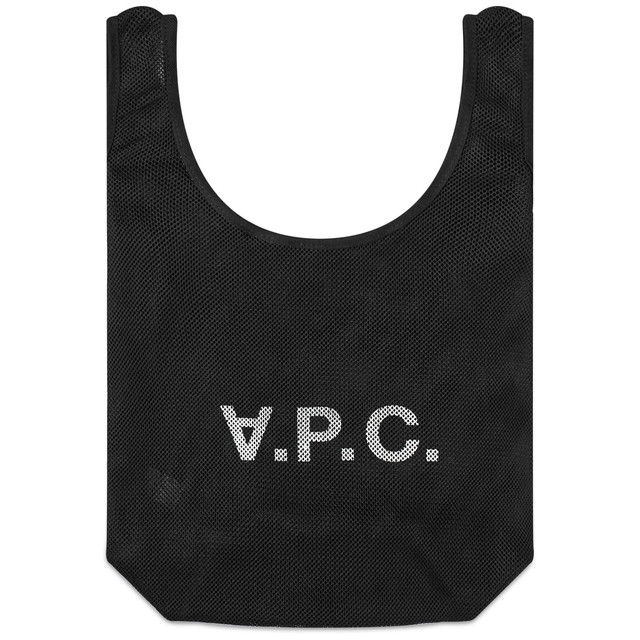 Vászontáskák A.P.C. Rebound Mesh Shopping Bag Fekete | PSAEU-H61679-LZZ