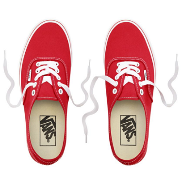Sneakerek és cipők Vans Authentic 
Piros | vn000ee3red1, 2