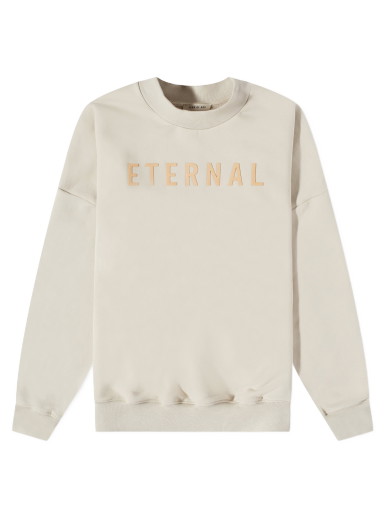 Pulóver Fear of God Eternal Fleece Crewneck Bézs | FGE50-003AFLC-024