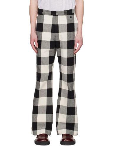 Nadrág Acne Studios Check Trousers Fekete | CK0066-