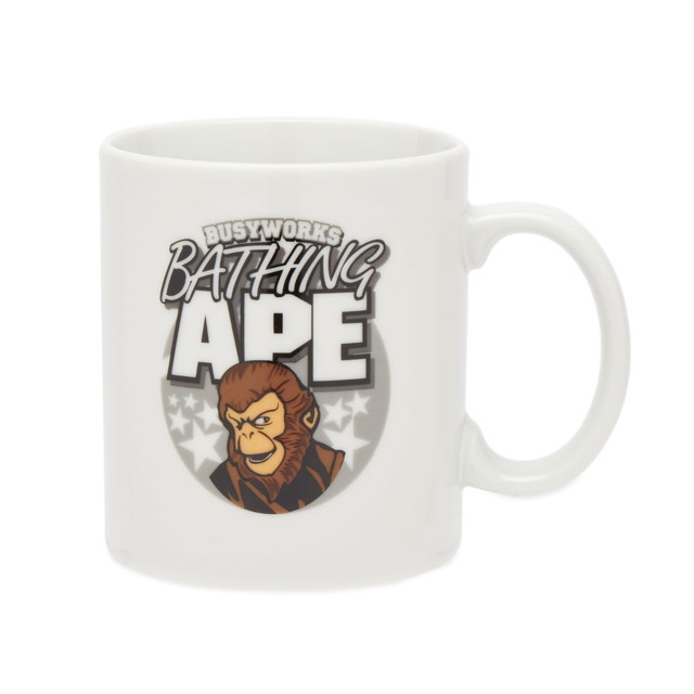 Lakberendezés BAPE A Bathing Ape Mug Fehér | 001KAJ201001M-WHT