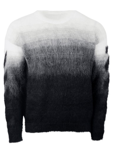 Diag Arrow Brushed Knit Crew