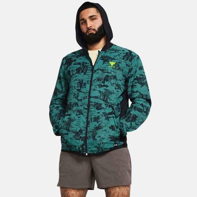 Project Rock Iso Tide Hybridjacke für Herren Hydro Teal