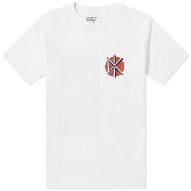 Póló WACKO MARIA Dead Kennedys Crew Neck T-Shirt Fehér | DEADKENNEDYS-WM-TEE01-WHT