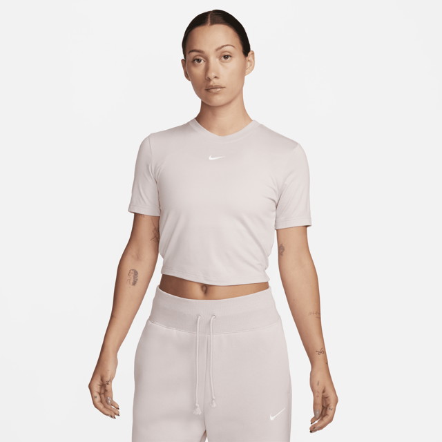 Crop topok Nike Sportswear Essential Bézs | FB2873-019