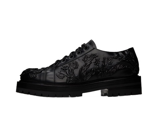 Sneakerek és cipők Versace Barocco Column Derbys "Black" Fekete | 1006708 1A04667