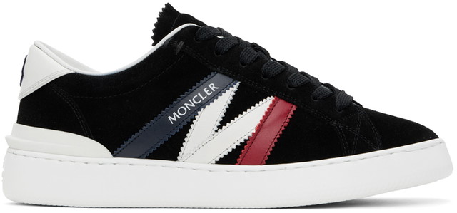 Sneakerek és cipők Moncler Monaco Low Top "Black" Fekete | J109A4M00290M2923