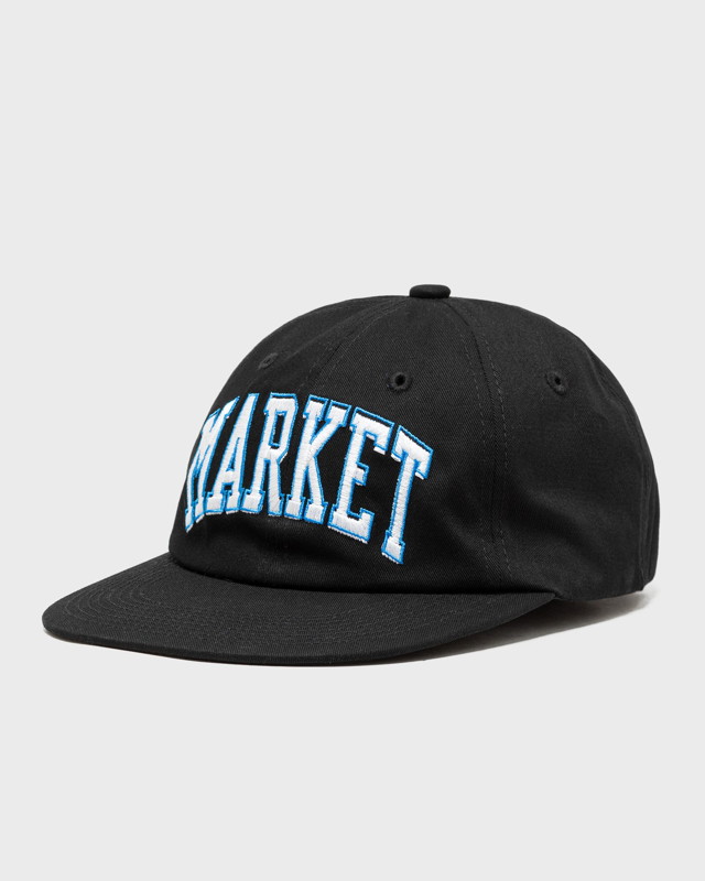 Kupakok MARKET Offset Arc 6 Panel Hat Fekete | 390000313-0001