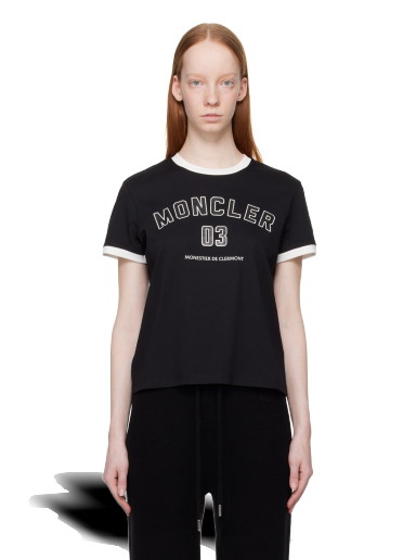 Póló Moncler Ringer T-Shirt Fekete | I10938C00011829HP