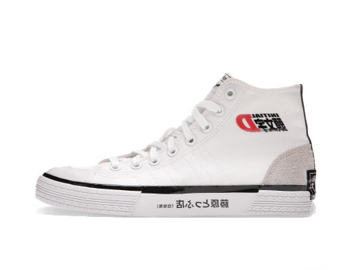 Sneakerek és cipők adidas Originals Nizza Hi Bait Initial D Toyota Trueno AE86 Fehér | GY2701