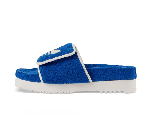 Sneakerek és cipők Gucci adidas x GG Platform Sandal 'Blue' Kék | 702412UU0104160