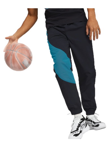 Sweatpants Puma Melo Clyde Basketball Sweatpants Fekete | 537998_01