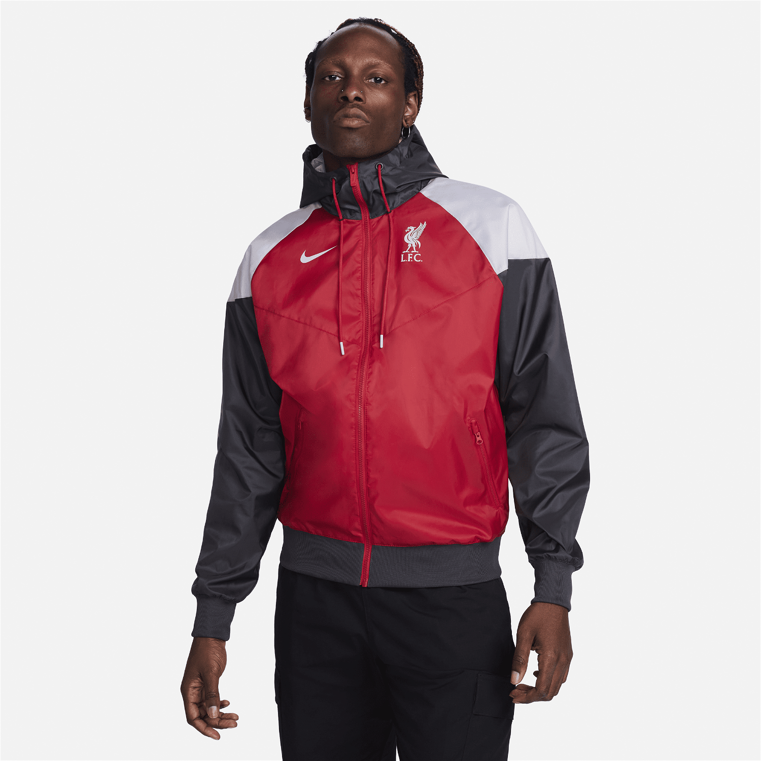 Széldzsekik Nike Liverpool FC Sport Essentials Windrunner Jacket 
Piros | FV0104-687, 0