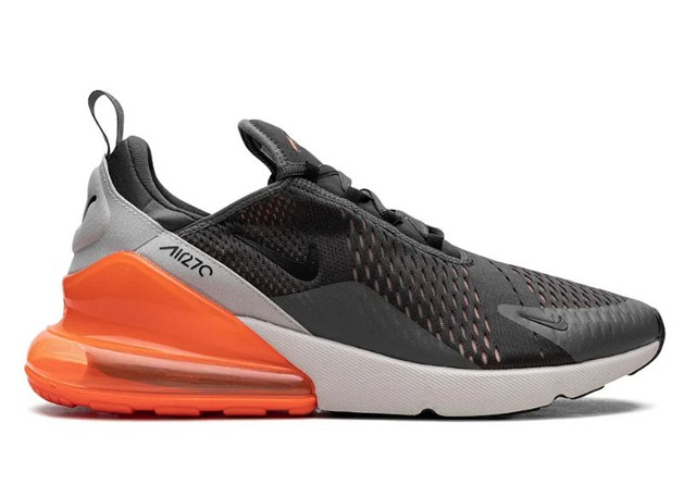 Sneakerek és cipők Nike Air Max 270 Thunder Grey Total Orange Szürke | AH8050-024