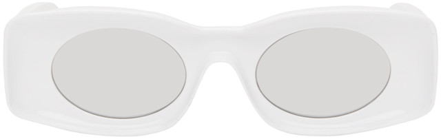 Napszemüveg Loewe White Paula's Ibiza Sunglasses Fehér | LW40033I@4921C