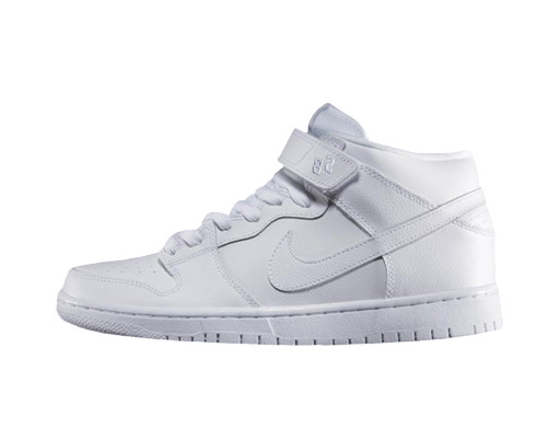 Sneakerek és cipők Nike SB SB Dunk Mid Pro White Light Base Grey Fehér | 314383-110