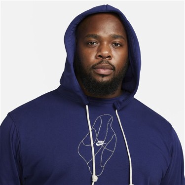 Sweatshirt Nike Dri-FIT Standard Issue Pullover Basketball Hoodie Sötétkék | DQ6103-455, 3