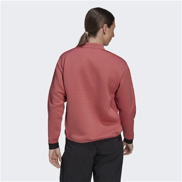 Sweatshirt adidas Originals Terrex Hike 1/2 Zip Fleece Rózsaszín | HH9275, 1