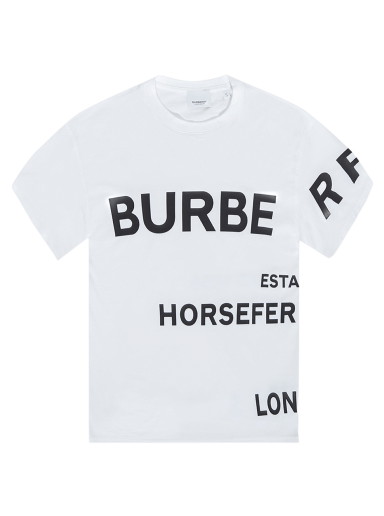 Póló Burberry Horseferry Print Oversized T-Shirt Fehér | 8048748