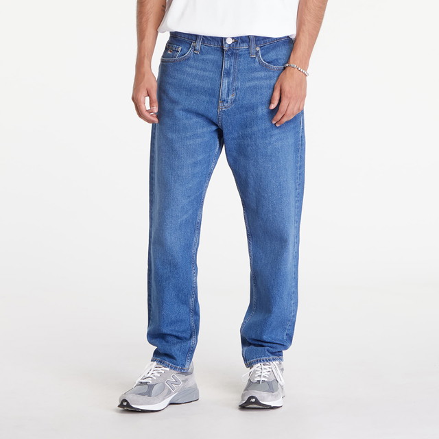 Farmer Tommy Hilfiger Dad Regular Tapered Jeans Denim Medium Kék | DM0DM20176 1A5