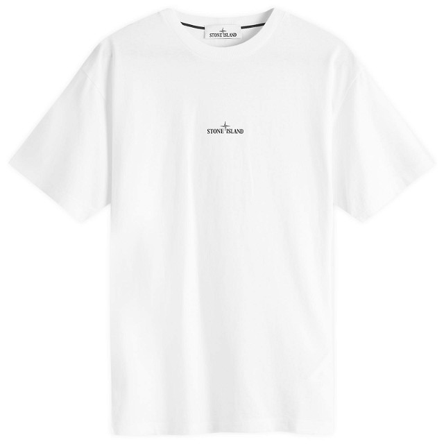 Póló Stone Island Badge Back Print T-Shirt Fehér | 81152NS81-V0001